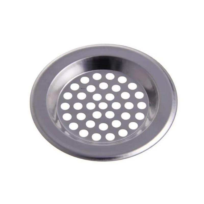 5 Pcs Stainless Steel Mesh Sink Strainer Kitchen Bath Hair Catcher Trap Drain Filter Circular Stainless Steel Pool Funnel