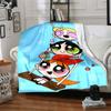 1Pc Powerpuff Girls Blanket For Couch Bed Plush Cozy Fuzzy Blanket Super Soft Warm Blankets For Fall And Winter 0918295