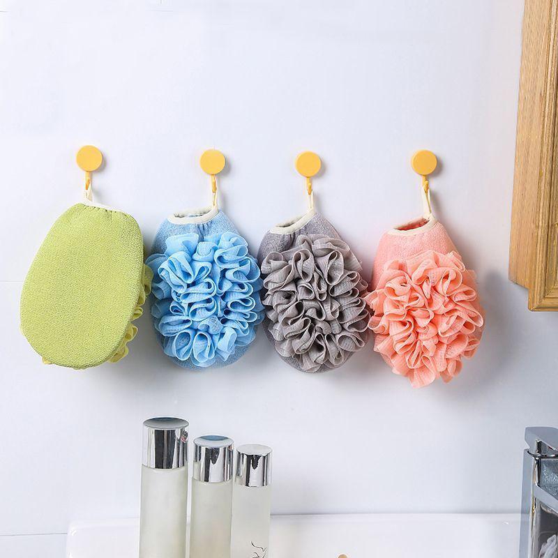 Double-Sided Exfoliating Bath Gloves & Scrubbing Towel Set for Women