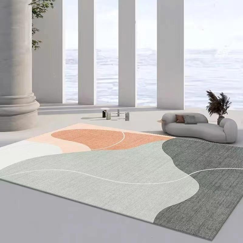 Supply Crystal Velvet Carpet, Living Room Sand And Coffee Table Carpet, Light Luxury Household Large Area Full Floor Mat