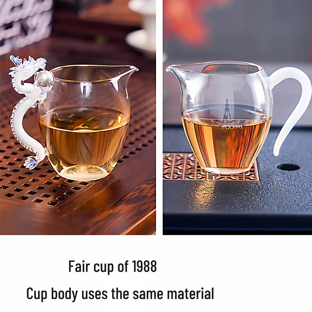 Qingyan Heat-Resistant High Borosilicate Glass Tea Set Cup