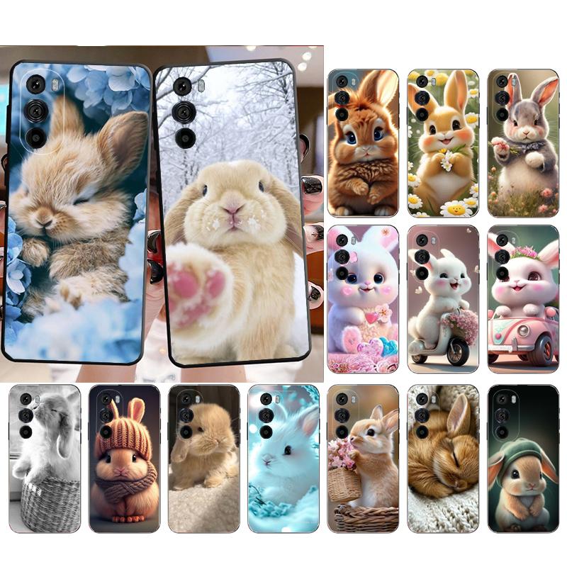 Rabbit Animal Phone Case For Motorola Edge 60 50 40 Pro 60 50 40 30 Ultra Neo Fusion Moto G Play G Stylus G Carcasas