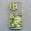 Summer Lotus Flower Phone Case For iPhone 16 15 Pro Max Case For iPhone 11 14 12 13 Pro Max Mini 7 8 15 Plus XS X XR Back Cover