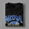 Cat Owl Funny Cursed Internet Brainrot Bootleg Meowl Pure Cotton TShirt For Couple Summer TShirts O Neck Popular Tees Clothing