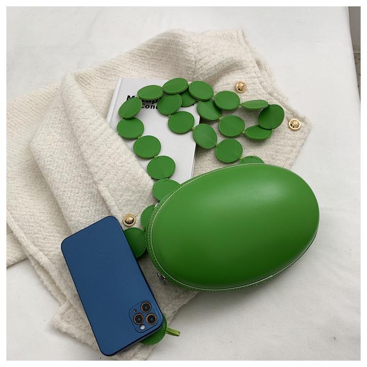 Brand Women Crossbody Bag Purse Summer Oval Small Shoulder Bags Designer Handbag Solid Color Leather Luxury Crossbody Chest Pack