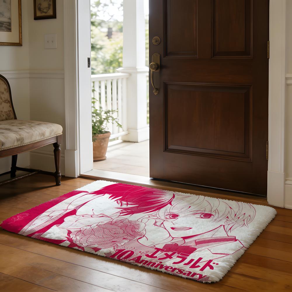 Hot BL SSekaiichi Hatsukoi Floor Mat Soft Flannel Absorbent Mat Non-Slip Rug Home Bedroom Bathroom