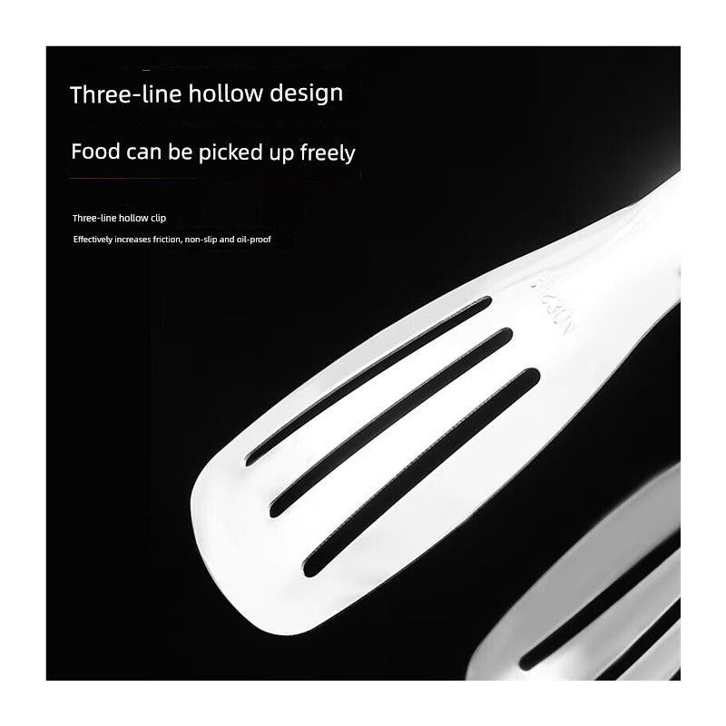 Baijie 304 Stainless Steel Tongs Kitchen Food Tongs Barbecue Tongs Steak Tongs Food Tongs Grilling Tongs Food