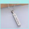 Bts Boys Stainless Steel Geometric Necklace For Women With O Chain Style