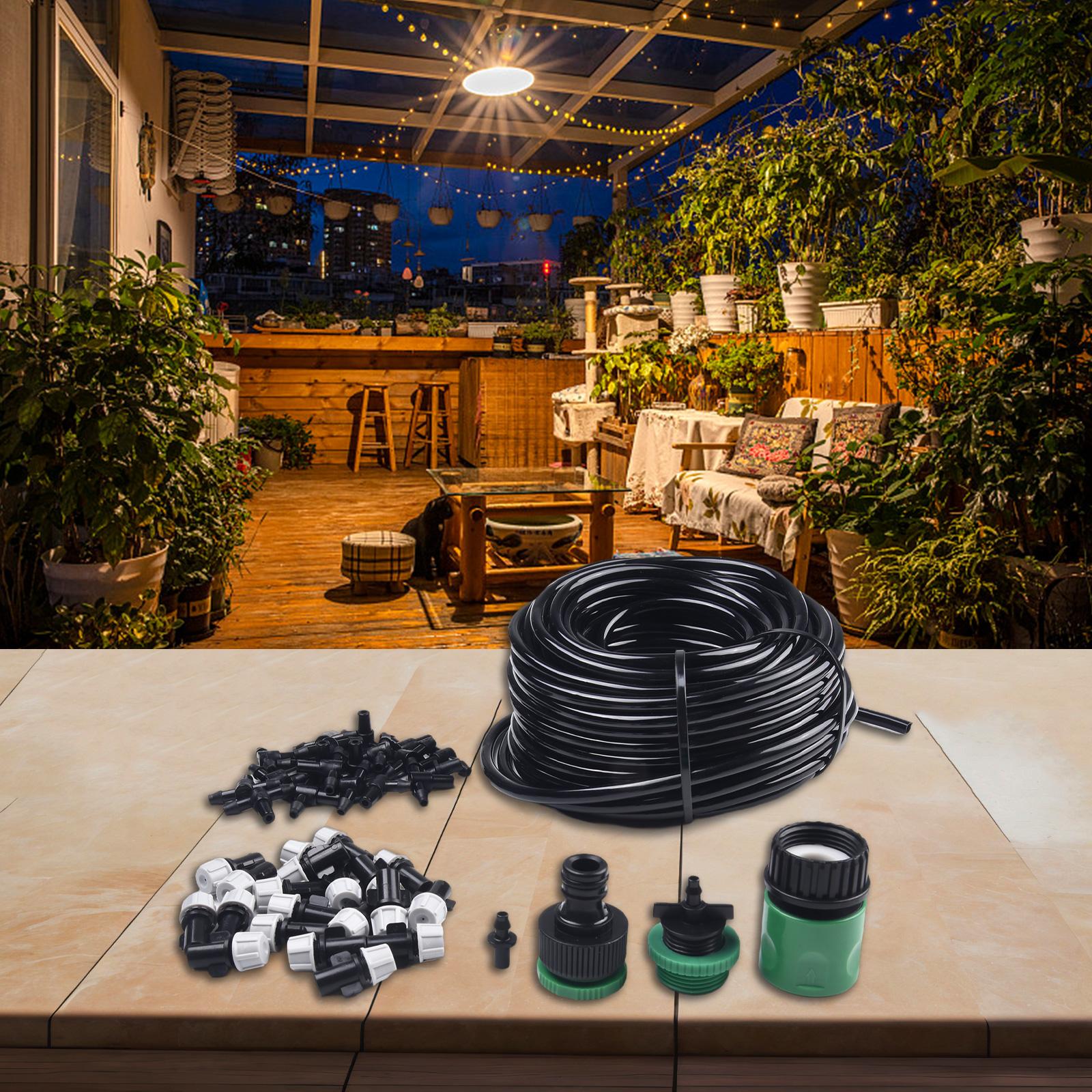 

Портативная система охлаждения туманом и автоматического полива для теплиц и патио