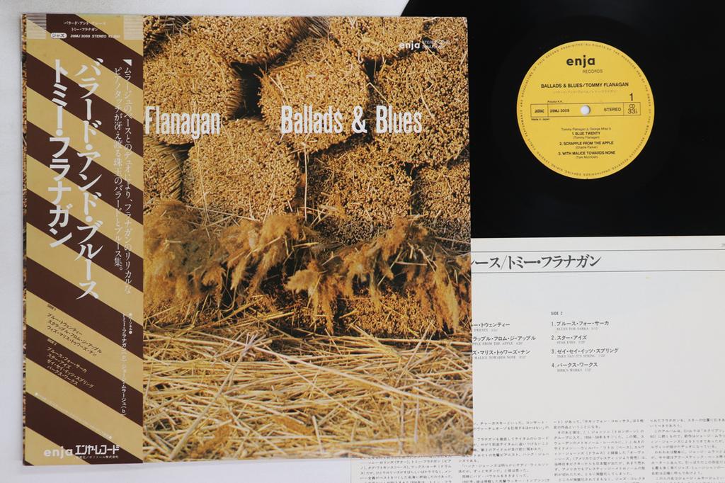LP Record TOMMY FLANAGAN - Ballads & Blues 28MJ3059 ENJA 1981 Japan Obi Jazz Used