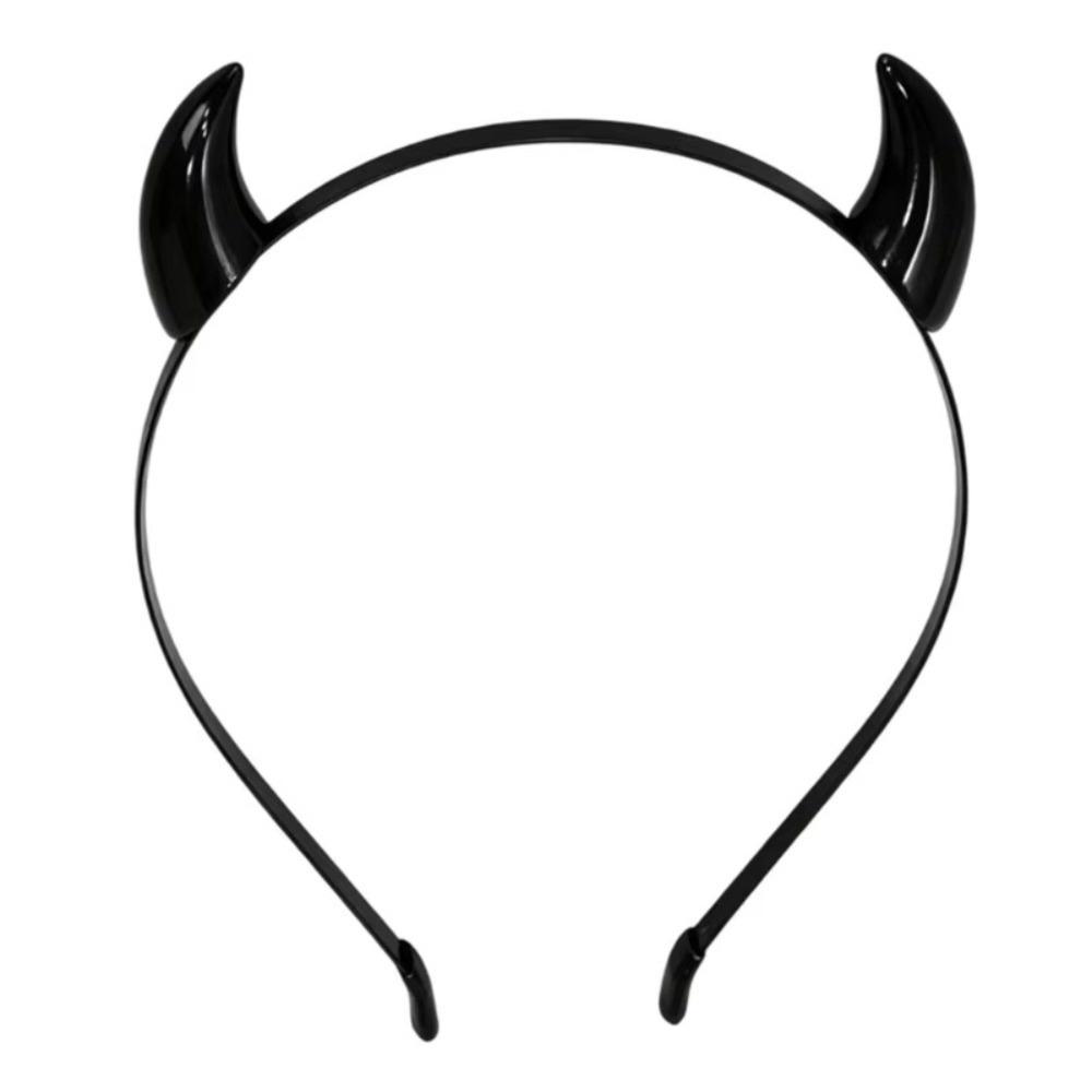 Resin Devil Horn Hairband Animal Anime Headband Ox Horn Hair Clips  Carnivals Party
