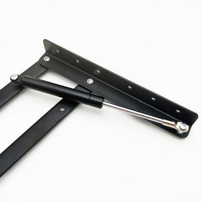 1 Pair Foldable Top Lifting Frame Practical Durable Hydraulic Hinge Anti-corrosion Metal Table Lid Lifters Tea Coffee Table