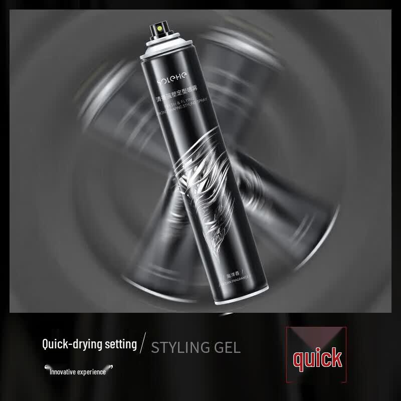 Hefengyu Clear Strong Hold Hair Styling Spray Duo