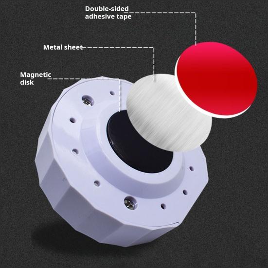Einstellbare Auto-Diskokugel, superhell, wiederaufladbar über USB, Mini-Größe, tragbar, mit Soundaktivierung, mehrfarbiges Auto-Diskolicht