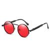 Punk Style Sunglasses, Retro Spring Metal Glasses Legs Personalized Sunglasses Women'S Reflective Sunglasses 8478