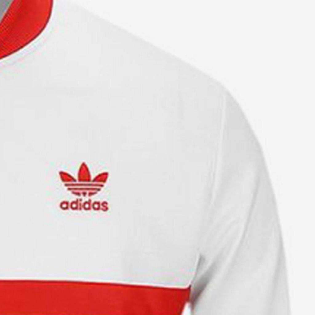 adidas Originals River Plate Track Top White Red AY2673