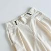 High-End Fashionable Cotton Linen Embroidery Wide-Leg Pants Suit for Women