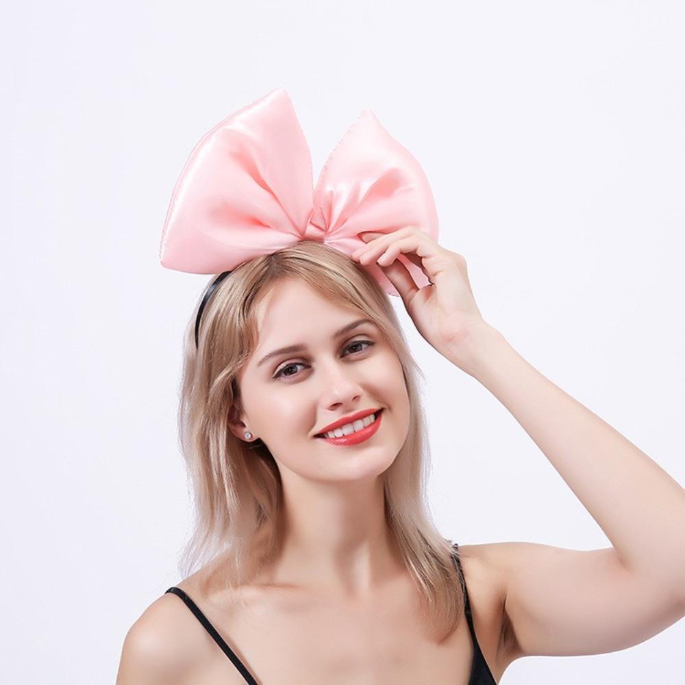 Übergroße Schleife Haar Hoop Party Dekoration Kostüm Headwear Mode Schleife Stirnband Mädchen