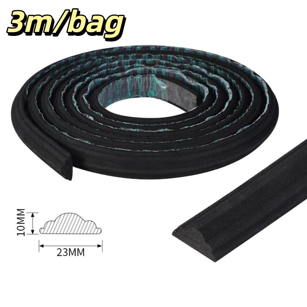 

3m/bag EVA Material Self-Adhesive Wall Trim Imitation Wood Texture Flexible Molding Home Decoration чёрный