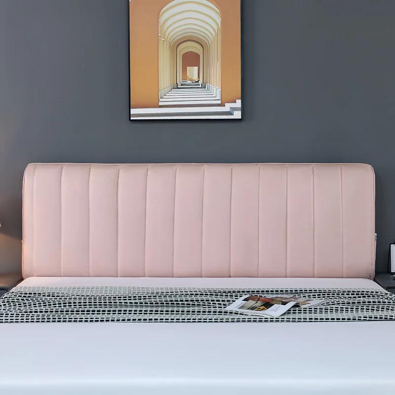 Abriebfester Bezug für Bettkopfteile, dicker, elastischer Stoff mit All-Inclusive-Technologie, staubdichter Bezug für die Bettrückenlehne