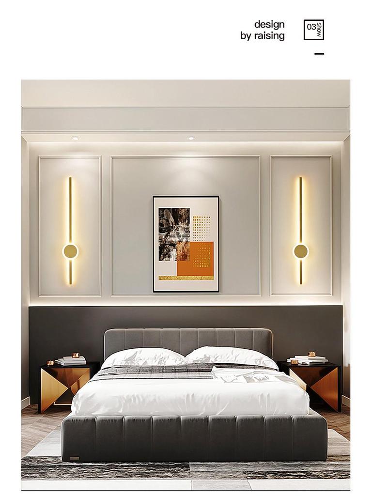 Creative Minimalist LED Wall Light for Hallway, Bedroom, Living Room, Study, and Staircase