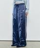 Nigaennikol Dot Double Line Satin Pants_Navy