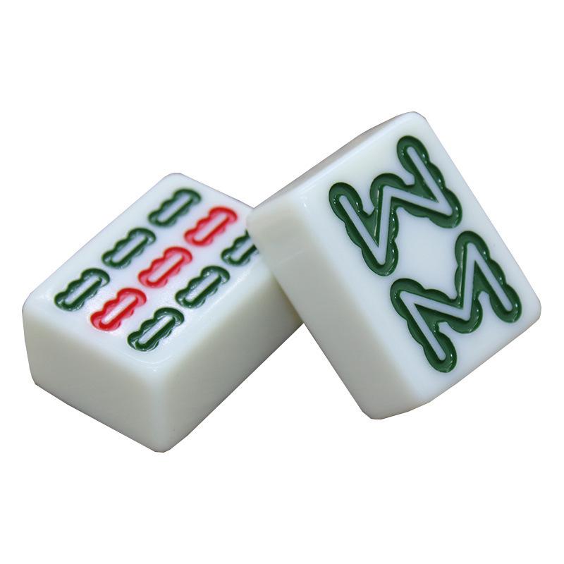 Hand-Rubbed Jade Color Mahjong Tiles for Home or Dorm Use In Various Sizes