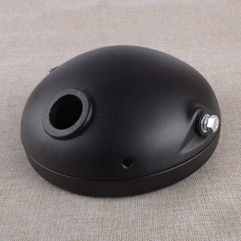 New 7 Inch Motorcycle Headlight Housing Cover Bucket with Black Bracket Round Headlamp Mount Universal