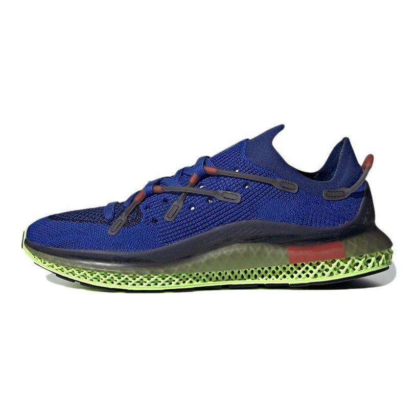 adidas 4D Fusio Bold Blue Light Flash Yellow Herren-Sneaker Core-Black H04509