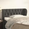 VidaXL Headboard with Ears Dark Grey 93x23x78-88 Cm Velvet3117517