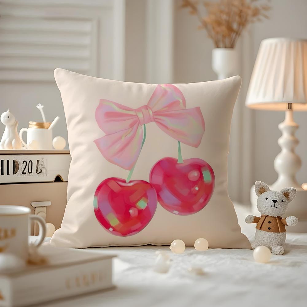 Kirsh Cushion Cover Anti-dustmite Pillowcase Invisible Zipper Silky Short Plush Sofa Cushion Cover