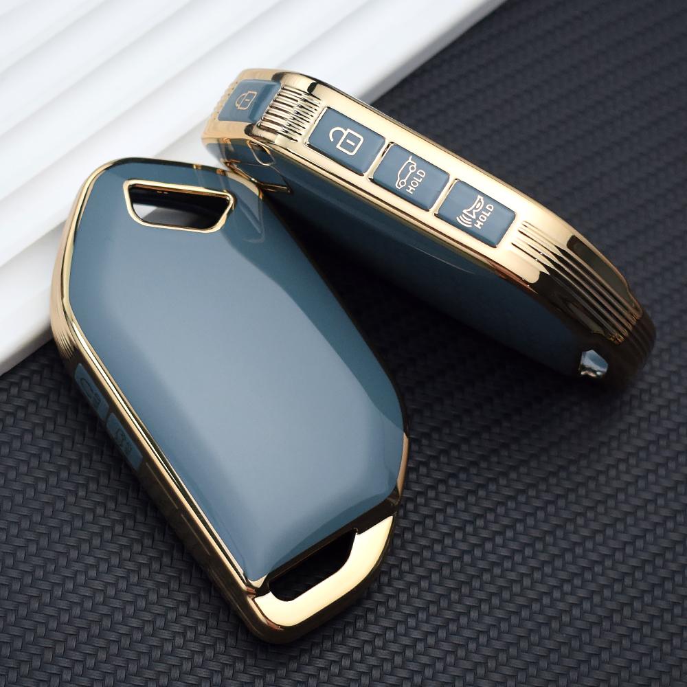 

New Key Case for Kia Sorento Morning Ev9 Protector Holder Soft TPU Key Case for Kia Picanto Ev9 Accessories 2024