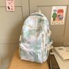 Tie-Dye Print Backpack Boys Girls Schoolbag Large Capacity Backpack