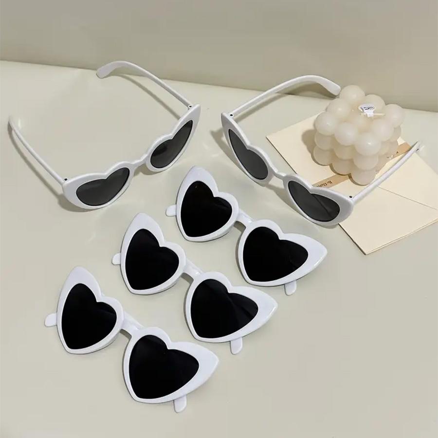 5PCS Heart Cute Ladies fashion Sunglasses Combination Wedding Party Decoration Glasses