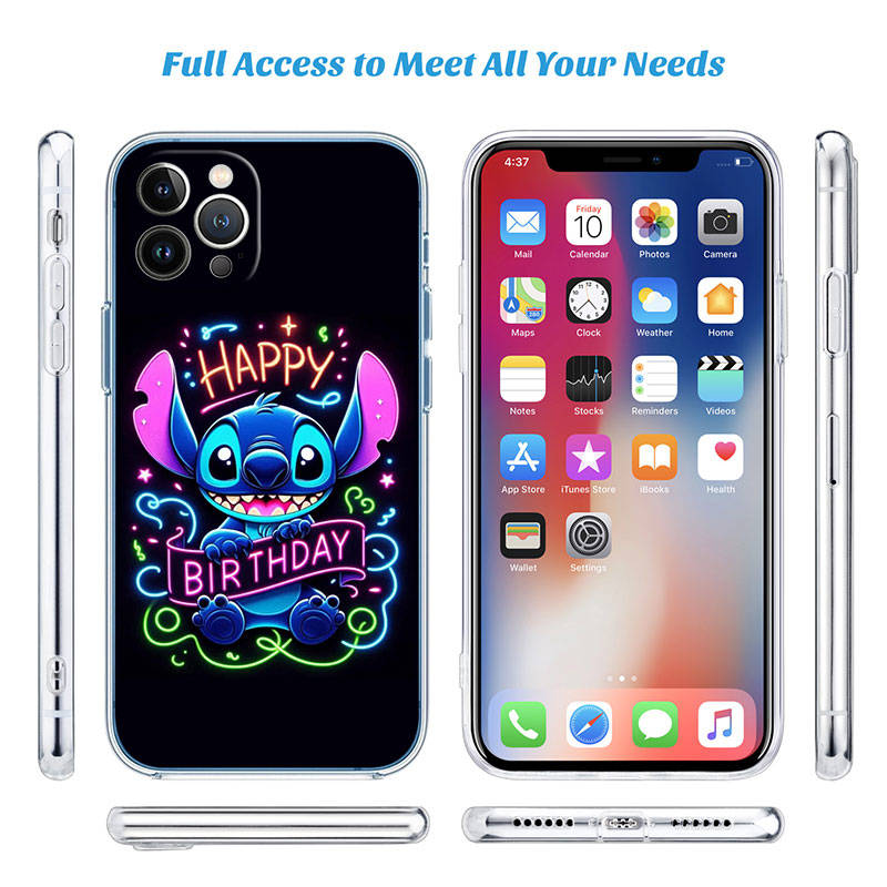 JO37 Lilo Stitch Pouzdro na telefon pro Motorola G34 G32 G31 G14 G84 G62 E32 G24 G72 G71 G73 G85 G200 G60S G60 G52 G51 G50 G42 G41 G32 G30