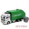 1:48 Children Pull Back Car Model Alloy Sanitation Car Sprinkler Vehicle Toys For Home Decoration Boys Gifts