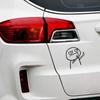 Auto-Aufkleber, Cartoon-JDM-Aufkleber, Mittelfinger, lustige Aufkleber, decken Kratzer ab, wasserfest und Sonnenschutz-PVC