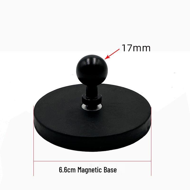 17mm Magnetic Car Mount & Phone Clip Holder with Aluminum Alloy Connector
