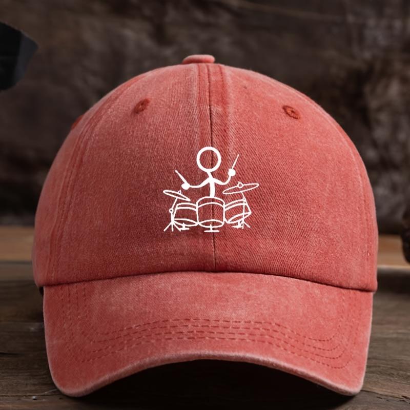 Fun Printed Baseball Cap, Unisex Outdoor Sports Sun Protection Hat, Fashionable and Versatile Duckbill Cap