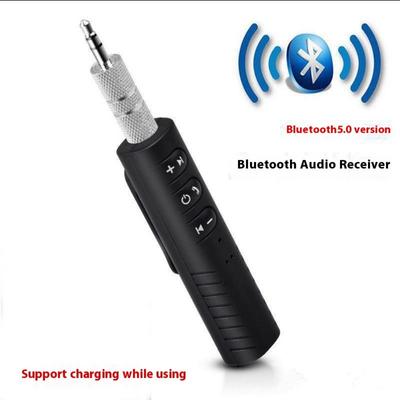 Lavalier 3,5 mm Bluetooth-Empfänger Auto Bluetooth Freisprech-Audioempfänger Tragbarer MP3-Musikplayer