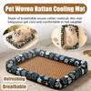 Cat Bed Summer Cooling Pet Mat House For Cats Accessories All Accessory Products Houses Beds Puppy Things Kitten Basket Cushions