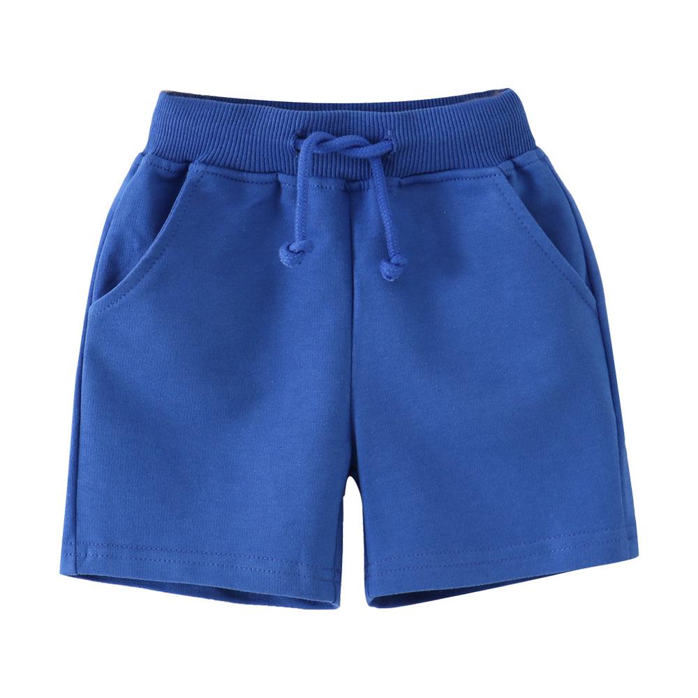 Kids Summer Solid Color Casual Shorts - Boys & Girls European Style 4T