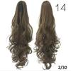 15 Colors Long Curly Claw Clip Drawstring Ponytail Hair Extensions Blond Hairpiece Wigs