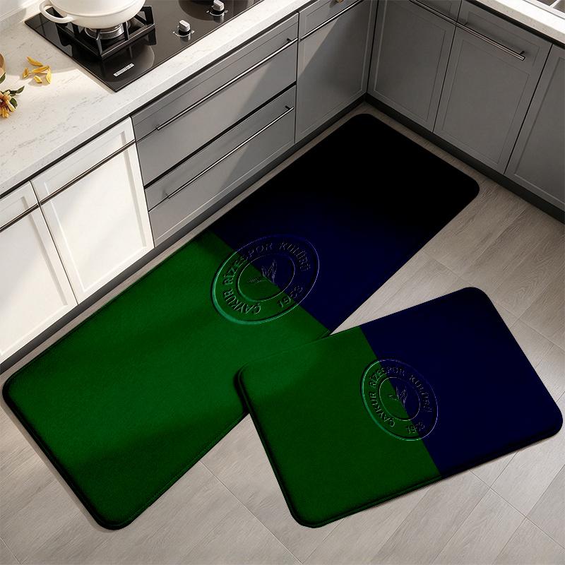 Caykur Rizespor Flannel Kitchen Mat Christmas Soft Area Rug Non Slip Floor Carpet Home Decoration