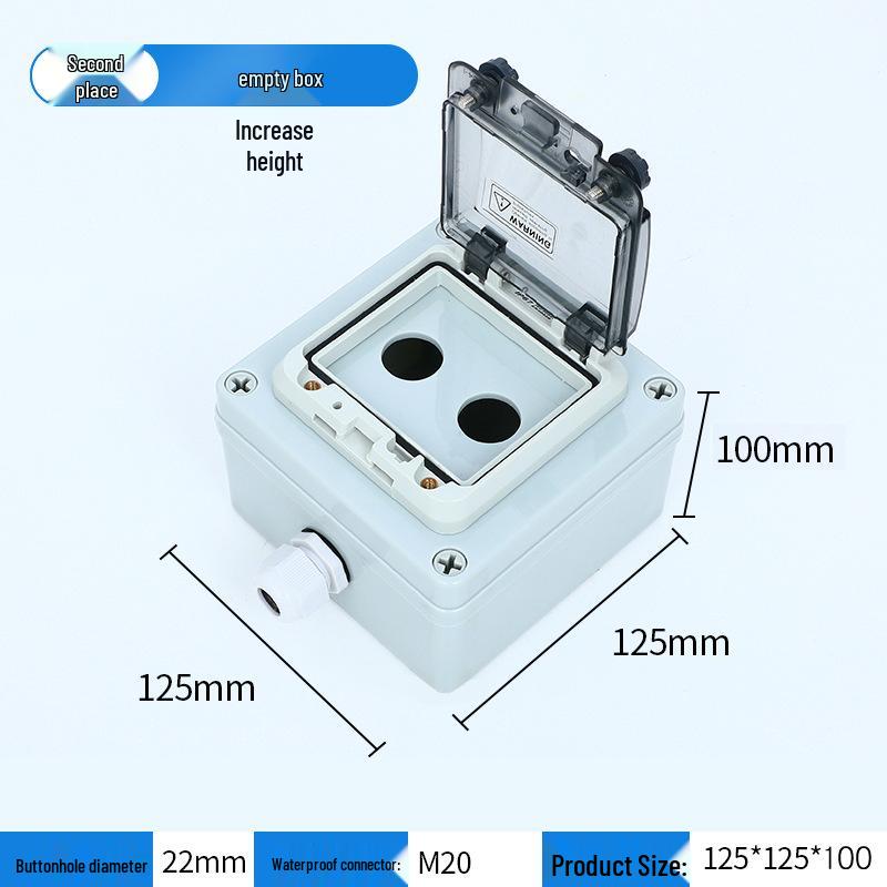 Waterproof Outdoor Emergency Stop & Control Box with Self-Reset Function