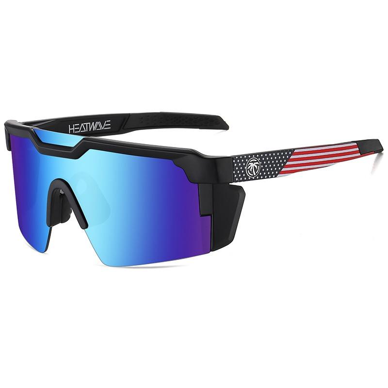 Lunettes de cyclisme Heatwave Z87 HW09 Lunettes de soleil tendance pour sports de plein air Lunettes de sécurité Verres résistants aux rayures Pour le travail