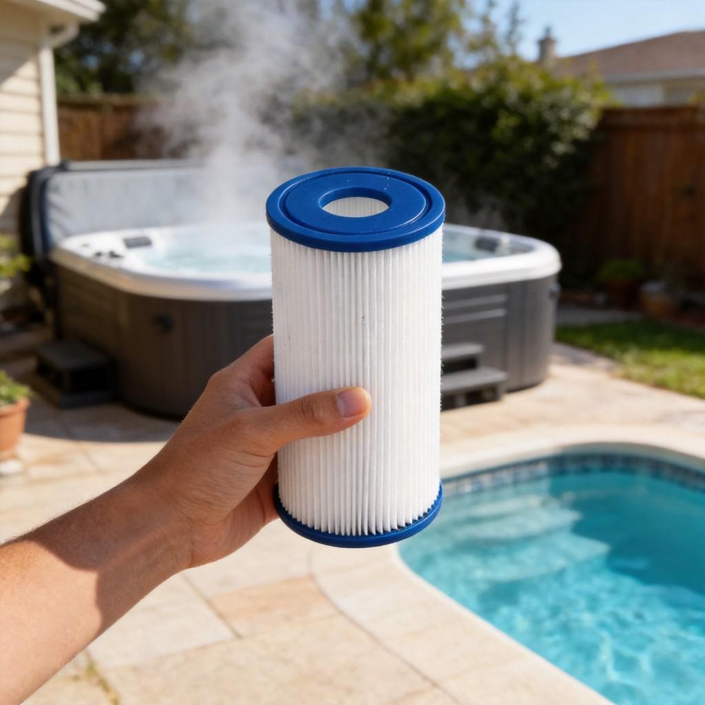 Máquina de Refrigeración Botella de Filtro Estándar Con Elemento de Filtro Plegable Para Bañera de Agua Fría y Filtración de Piscinas