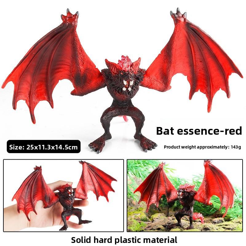 Spirit Stone Bat Bull Monster Spitfire Flying Dragon Animal Ornament Model