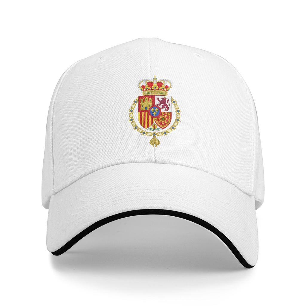 Summer Casual Baseball Cap King Of Spain Coat Of Arms Outdoor Sports Hip Hop Hats For Couple Women Dropshipping Baseball Caps