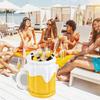 1/2pcs PVC Inflatable Ice Bucket Beer Cooler Funny Hawaiian Birthday Party Decoration Summer Beach Pool Outdoor BBQ Supplies